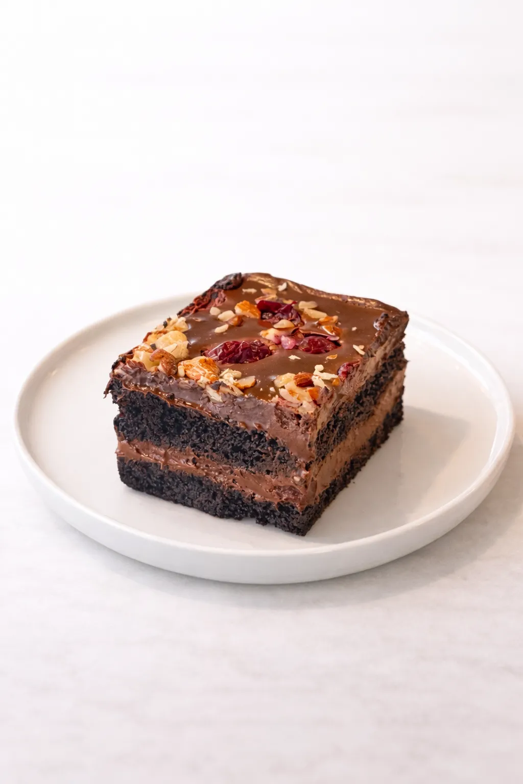 Vişneli Bademli Pasta